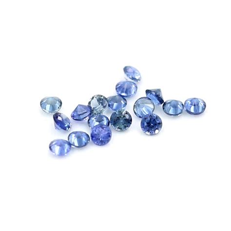 10mm Treatment Natural Light Blue Sapphire Sapphire Loose Gemstones