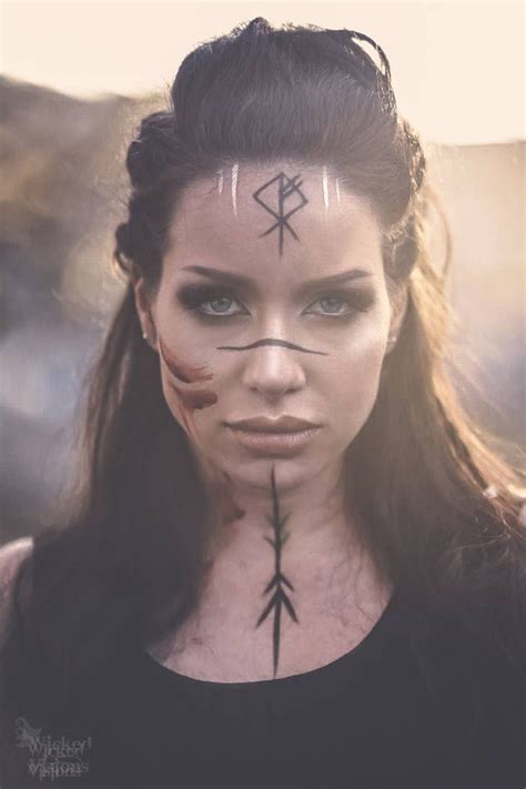 Runes By Ikulestrange On Deviantart Viking Makeup Tribal Makeup
