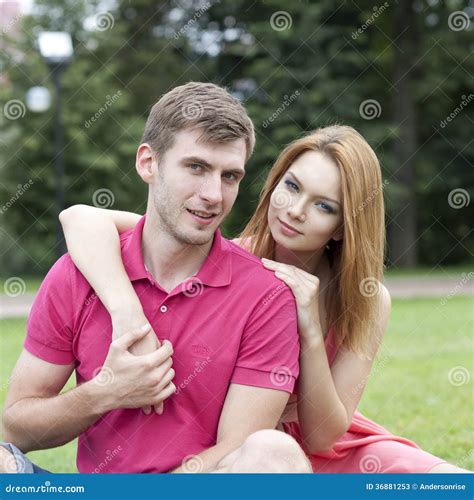 Young Beautiful Couple Close Up Stock Image Image Of Handsome