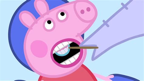 Peppa Pig English Episodes Peppa Pig Visits The Dentist Youtube