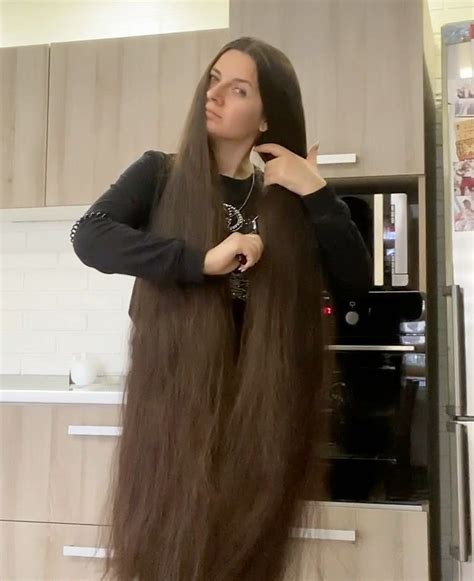 Video Iryna Mila Realrapunzels Amazing Women Beautiful Women Thick Braid Long Hair