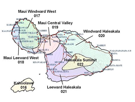 Hawaii Zip Code Map
