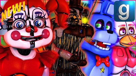 Gmod FNAF Review Brand New Accurate Babe Location And FNAF Animatronic Ragdolls YouTube