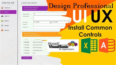 VBA UI UX 11 How To Install Common Controls ListView TreeView
