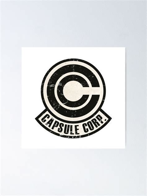 Vintage Capsule Corp Original Logo Poster For Sale By Akolytus