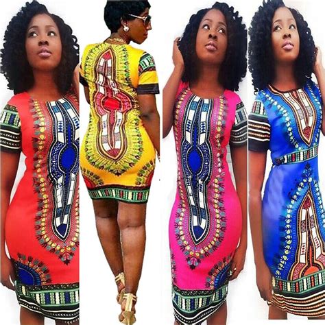 Dashiki African Dresses Africa Clothing For Women Panas Succunct