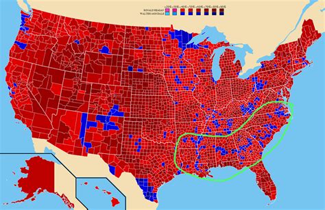 Us Map By County Election Results