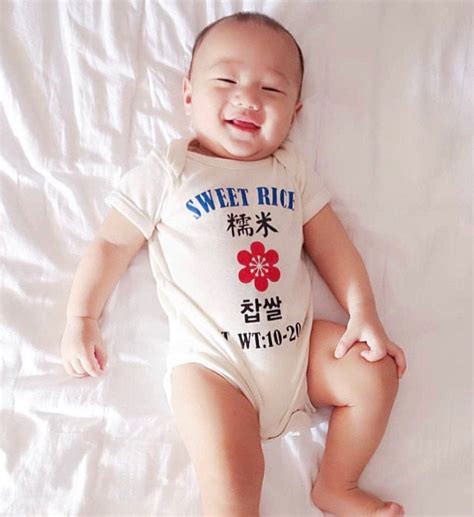 Sweet Rice Baby Costume Rice Baby Bodysuit Muchi Baby Shirt Etsy