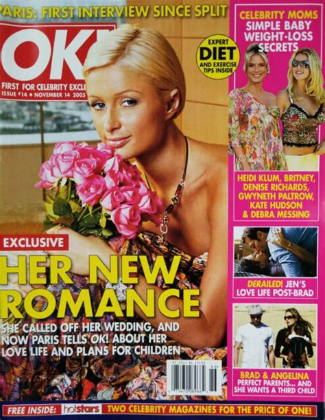 Ok Tabloid Magazine Nov 2005 14 Paris Hilton Exclusive Interview