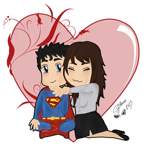 Superman And Lois Lane Chibi By Cjramosart On Deviantart Superman And