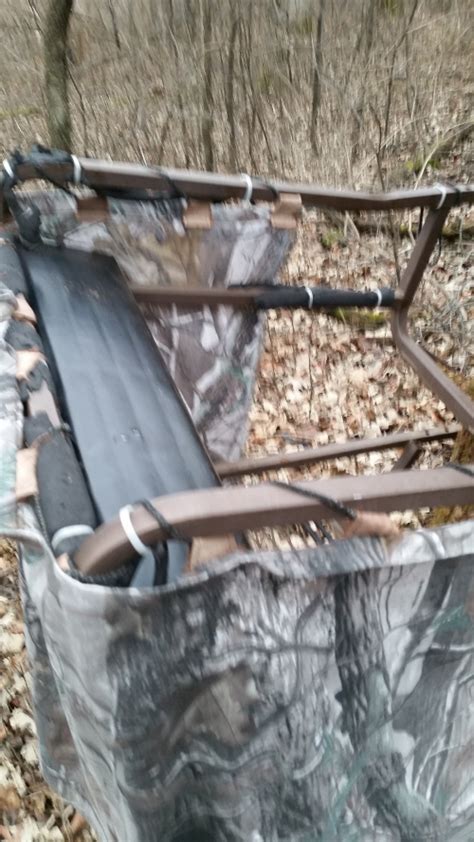 What is awesome is that the platform allows 360 view, a great feat. How To Make Your Own Deer Stand Camouflage Skirt