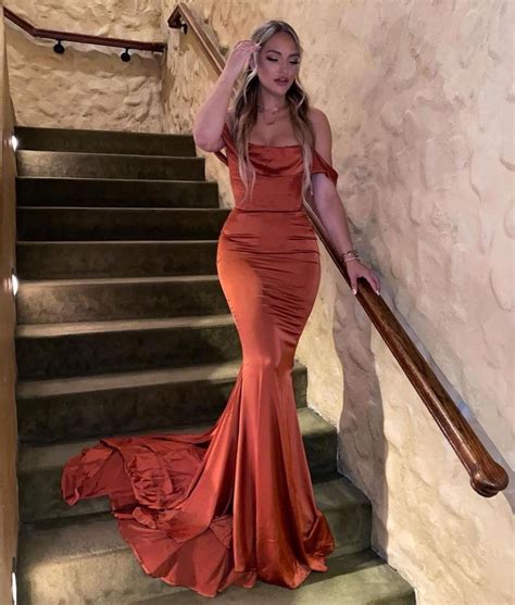Moda Glam Boutique On Instagram Delilah Gown In Terracotta Classy