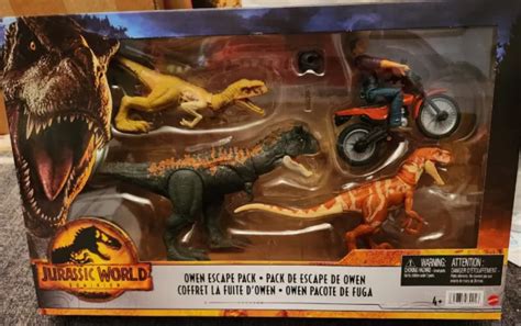 Jurassic World Dominion Owen Escape Pack Dinosaur Mattel Toy Figures