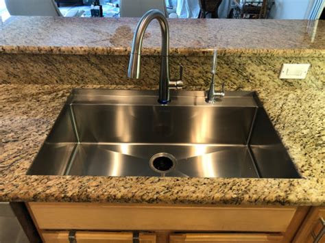 Can you replace an undermount sink without removing the countertop. Retrofitted TopZero Kitchen Sink