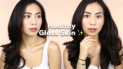 Natural Healthy Dewy Glass Skin Makeup Look Youtube
