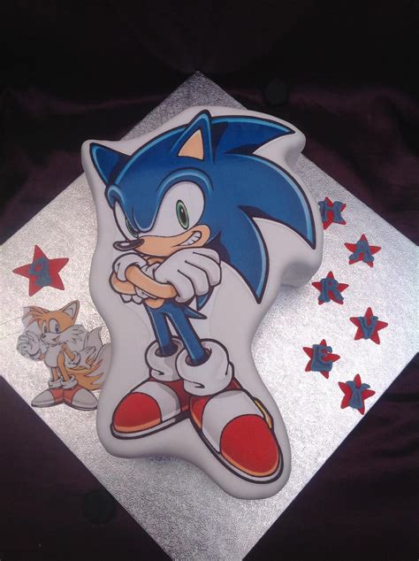 Sonic Hedgehog Cake Template