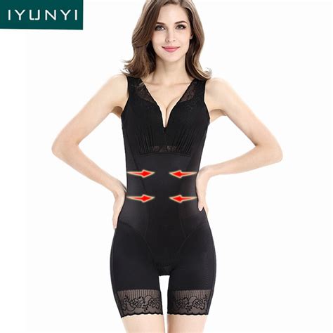 Iyunyi Luxury Women Waist Slimming Bodysuit High Quality Volcanic Energy Stone Shapewear Women