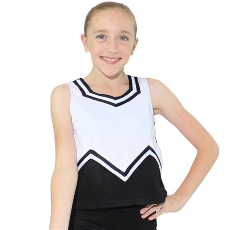 Danzcue Child M Sweetheart Cheerleaders Uniform Shell Top Dqcht001c