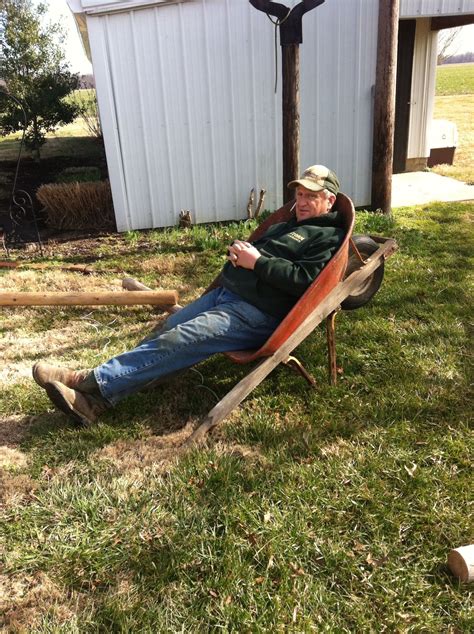 Redneck Recliner Sun Lounger Outdoor Outdoor Decor