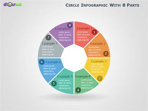 Circle Infographic With 8 Parts For Powerpoint Showeet