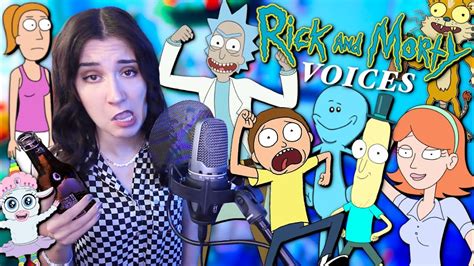 Rick And Morty Voice Impressions Youtube
