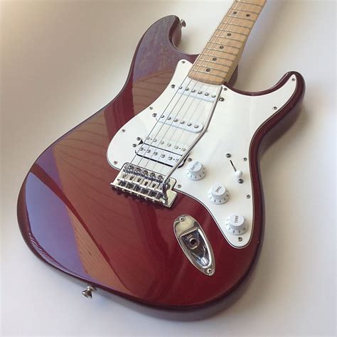Fender Standard Stratocaster 2001 Wine Red Hss Mim Reverb