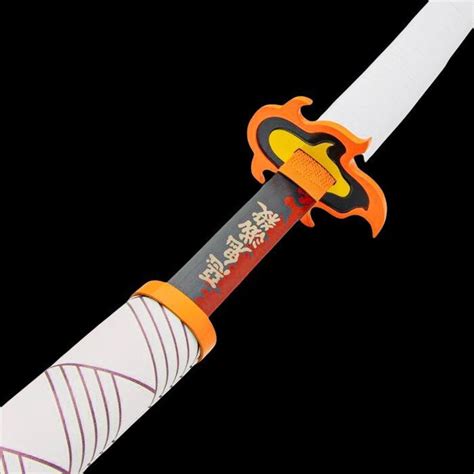 Anime Sword Rengoku Kyojuro Sword Nichirin Blade Real Etsy