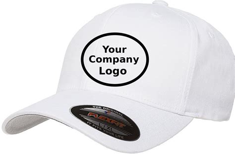 Custom Company Logo Embroidered Hat Flexfit Baseball Hat Add Etsy