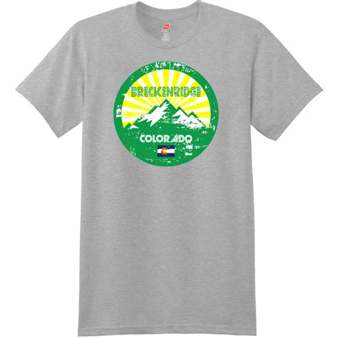 Breckenridge Colorado Mountain Flag T Shirt Flag Of Colorado Colorado