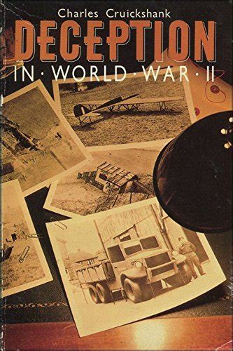 Deception In World War Ii Cruickshank Charles Greig 9780192851048 Abebooks