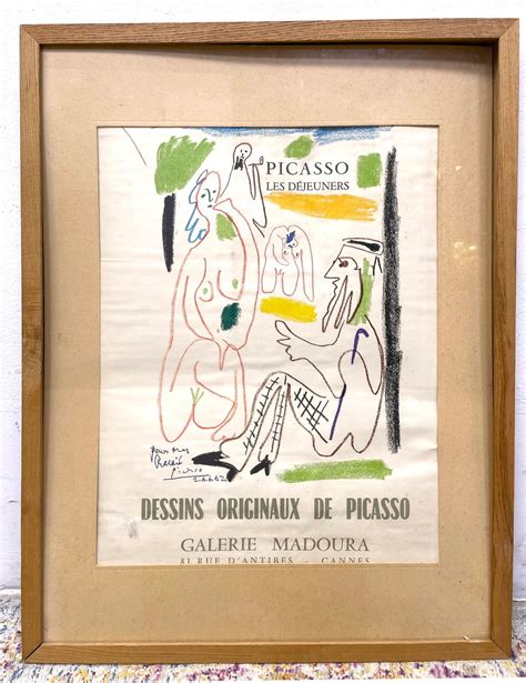 Pablo Picasso Exhibition Poster Karen Mutualart