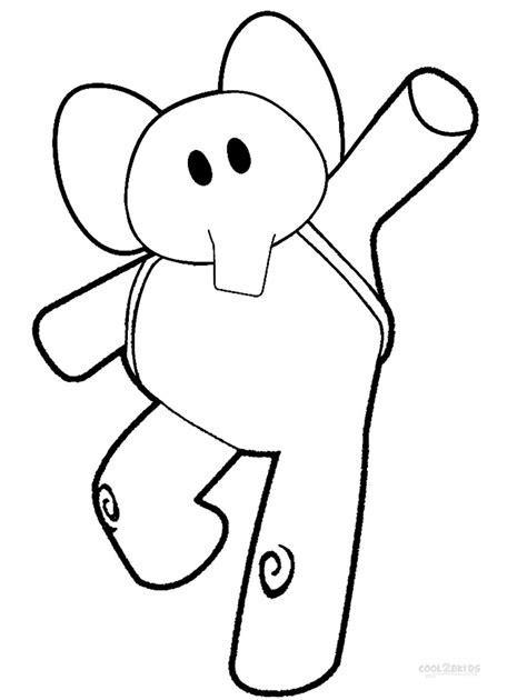 Pocoyo Pato Coloring Pages