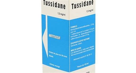 Tussidane Dextrométhorphane Posologie