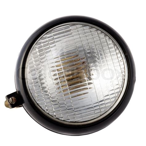 Improve car lights brightness by switching to led lights. Car front lights | Stock Photo | Colourbox