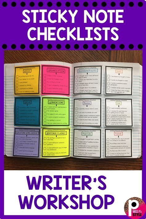 Students Can Track The Writing Process And The Six Traits Of Writing