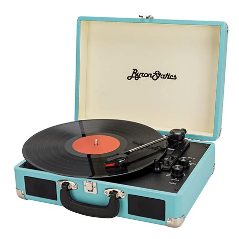 Buy ByronStatics Vinyl Record Player 3 Speed Turntable Bluetooth