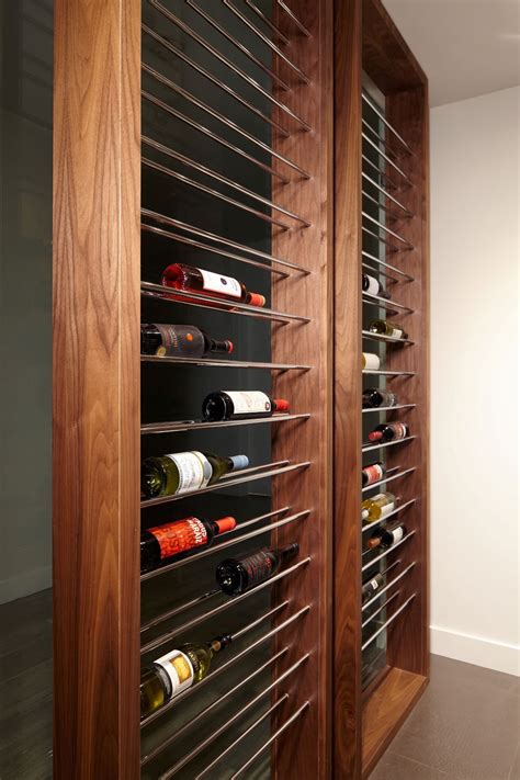 34 Rails And Vintage View Contemporary Cellar In West Home Wine
