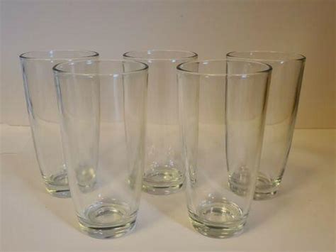 Libbey Crisa 16 Oz Drinking Glasses Tumblers Set Of 5 3765336088