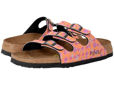 Kg is a german shoe manufacturer known for its production of birkenstocks, a german brand of sandals, and. Birkenstock Florida Floral Circles Pink Birko-Flor™ - Zappos.com Free Shipping BOTH Ways