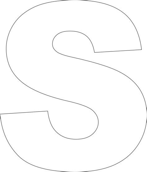 Die vorlage braucht ihr einfach nur herunterladen und könnt sie dann ausdrucken. Vorlage für den Buchstaben "S" | Alphabet templates, Free ...