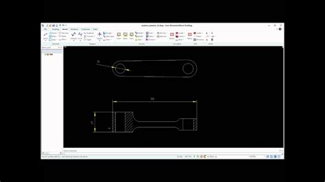 Creo Elements Direct Drafting Youtube