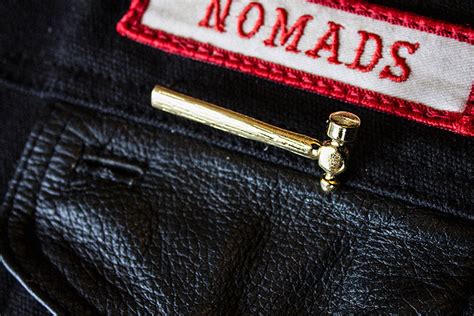 Gold Hammer Pin Nomads Idaho 81 Hells Angels Mc