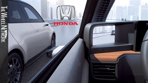 2020 Honda E Electric Car Side Camera Mirror System Youtube