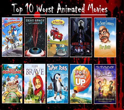 The Top 10 Worst Animated Films Ever Made
