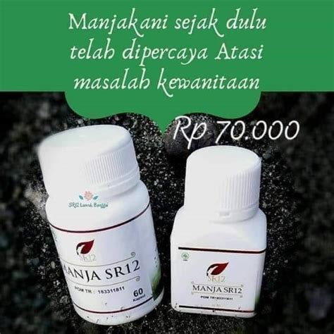 By ary ginanjar agustianfebruary 2 … SR12 MANJAKANI OBAT PELANCAR HAID PROGRAM HAMIL ATASI MASALAH KEWANITAAN | Shopee Indonesia