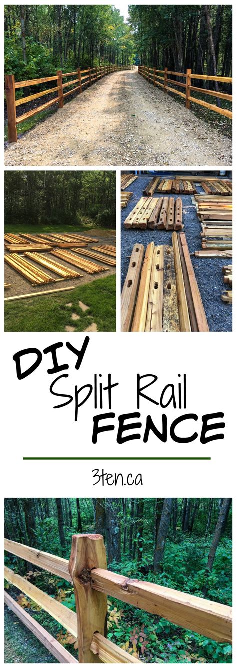 There are several reasons for this, and it's not just because it is inexpensive to build a split rail fence yourself. Project: Split Rail Fence — 3ten — a lifestyle blog ...