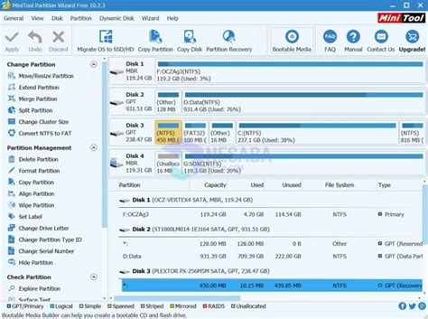 Tunggu sebentar sampai muncul daftar partisi yang ada pada hardisk di komputer kamu. 7 Aplikasi Untuk Partisi Hardisk di PC / Laptop (Terbaik 2020)
