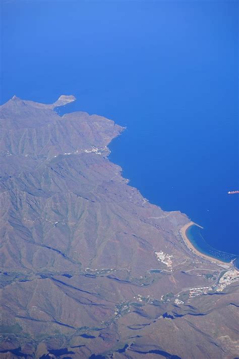 Tenerife Aerial View View Island Island Canary Islands Fly Coast