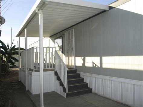 Mobile Home Products Aluminum Steel And Fabric Awnings In Los Angeles