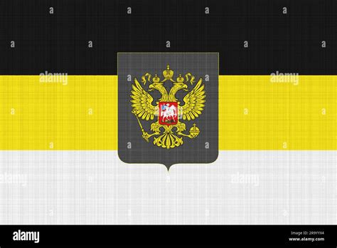 Bandera Imperial Rusa Con Un águila De Doble Cabeza La Primera Bandera